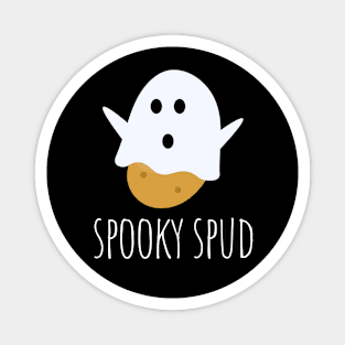 Spooky Spud Funny Halloween Potato Magnet